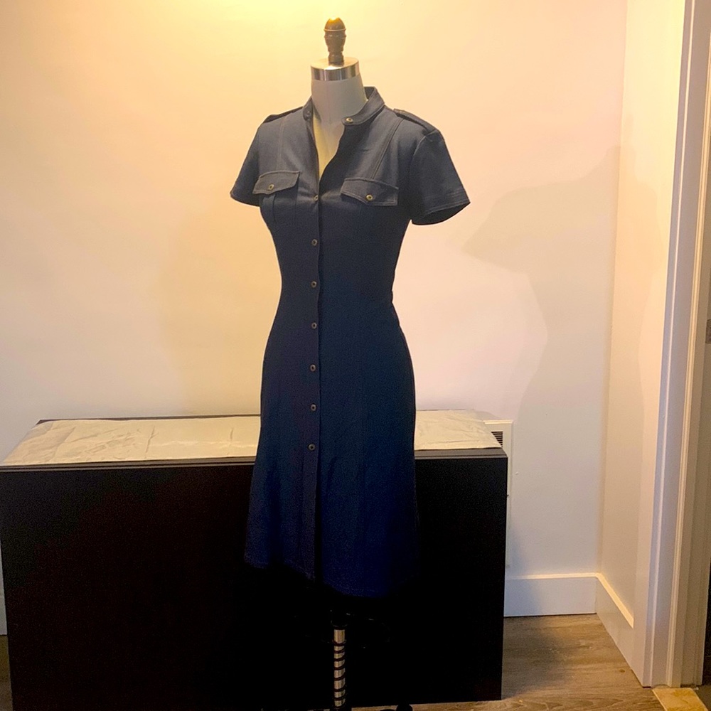 DVF stretch Jean vintage dress